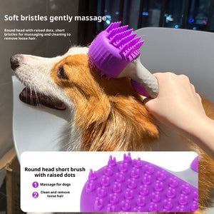 Transform Bath Time with the Pet Shower Brush Hair Cleaning Tool