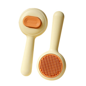 Stainless Steel Pet Grooming Brush For Loose Hair Removal