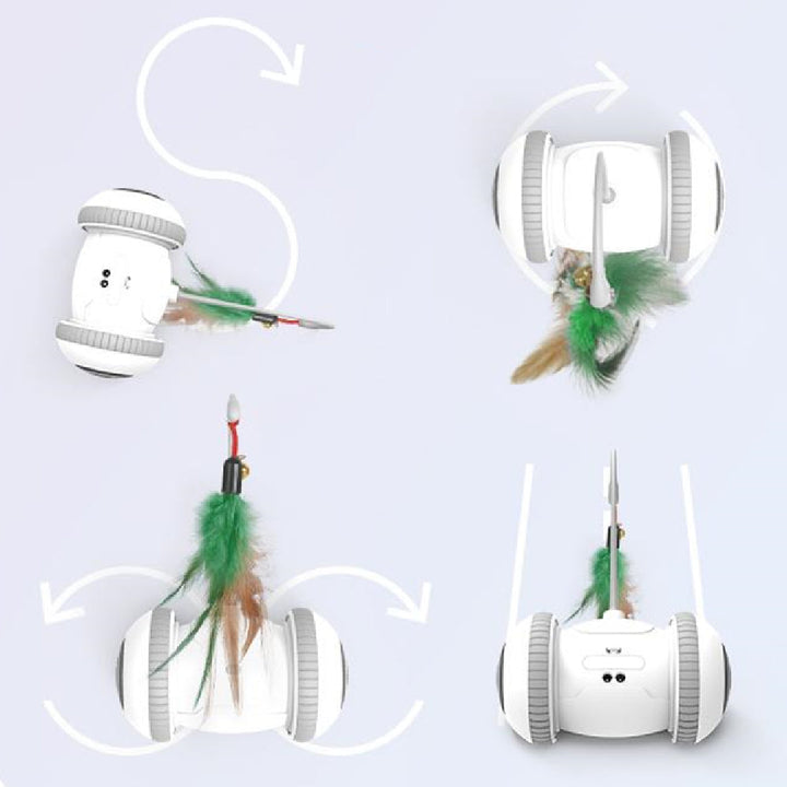 The Ultimate Interactive Pet Feather Toy for Your Feline Friend